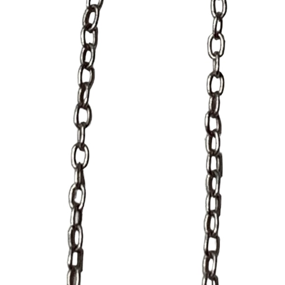 Sterling Silver Faceted Teardrop Amethyst Crystal Woman’s Necklace Purple Pisces - Picture 9 of 10